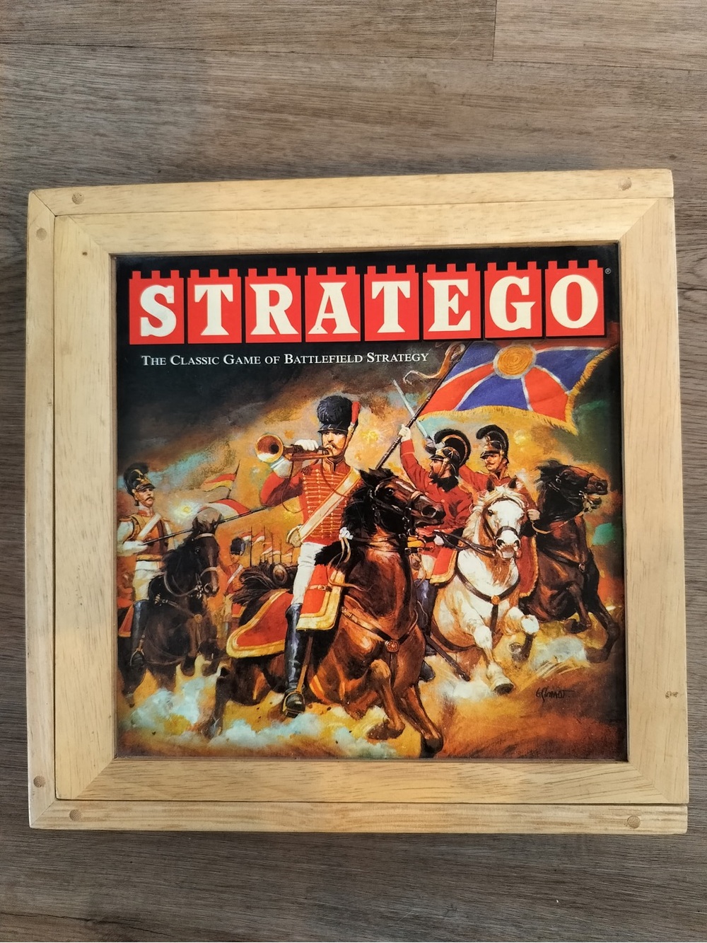 Stratego Nostalgia Edition Board Game 2002 Wooden Box COMPLETE Excellent VGC